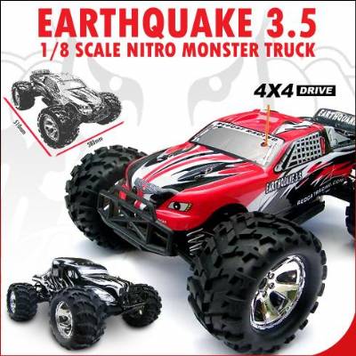 Earthquake 3.5 1/8 Scale Nitro Monster Truck